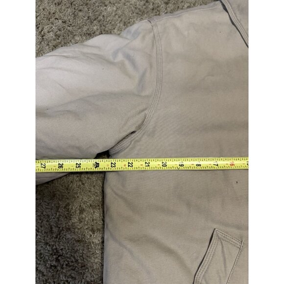 Mens Canvas Jacket Quilt Lining Workwear Utility Chore Outdoor Fishing Thick S - Picture 13 of 14